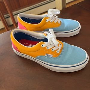 Women size 7 vans (blue,yellow,pink,green)